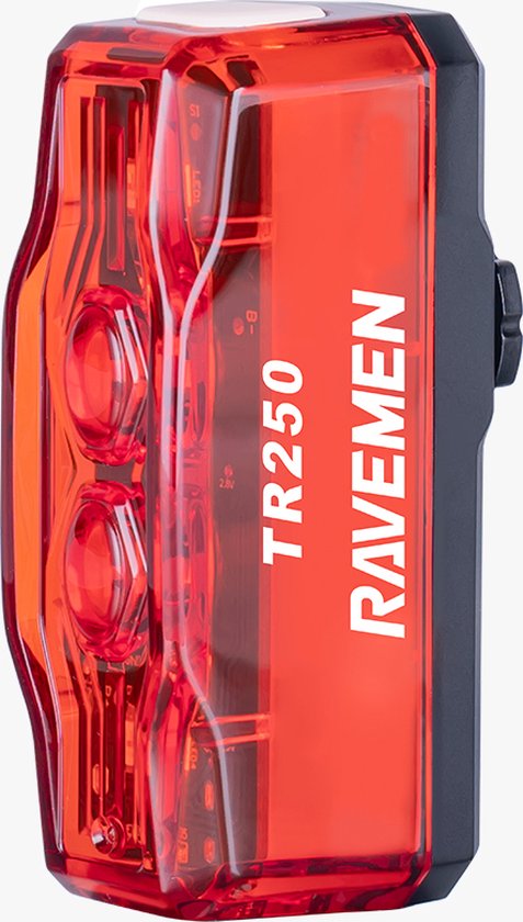 Ravemen TR250 fiets achterlicht - 250 lumen - USB oplaadbaar