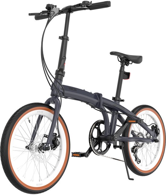 RCB GK4 Opvouwbare 20 inch Fiets voor Tieners – 21 Versnellingen – Licht Aluminium Frame – Grijs van RCB