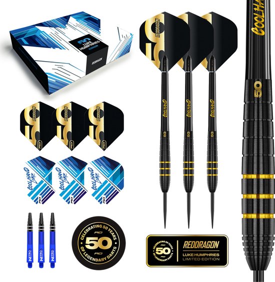 Red Dragon Luke Humphries 50 Years Anniversary Limited Edition - Dartpijlen van Red Dragon