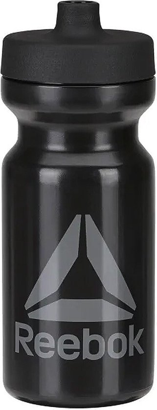 Reebok - Found Bottle 500ml - Zwarte Bidon - One Size - Zwart van Reebok