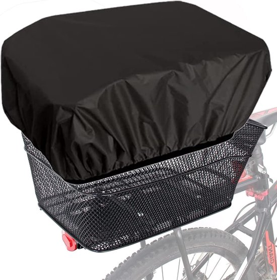 Regenhoes voor regenhoes, fietsmand, fietstas, bagagedrager, 35 l, waterdicht, neongeel van Ohok