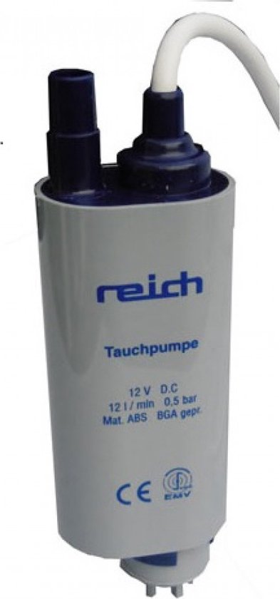 Reich Dompelpomp met Terugslagventiel 12L van Reich