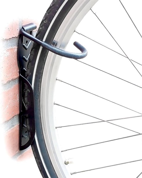 Relaxdays fiets ophangsysteem set van 2 - fietsbeugel muur - wandhouder - wandmontage van Relaxdays