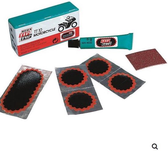 Rema Tip Top Reparatieset TT10 Bromfiets-Scooter-motor-fiets van Rema Tip Top