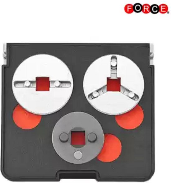 Remterugdraai adapters-Verstelbaar-- 2 & 3 pins-Force van Datona