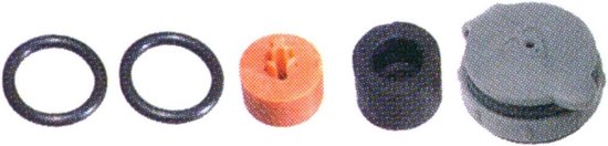 Reserve Onderdelen - Pomp Kit - Fietsband Reparatie - Specifieke Compatibiliteit - Compact Formaat - Zwart