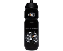 Retulp Bidon Fiets - Bio Bidon - Sport - Bidon - Waterfles - Drinkfles - Bicycle - Suikerriet - 750 ml - Zwart