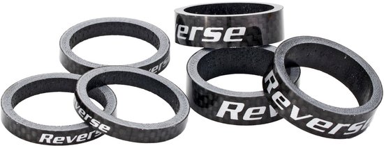 Reverse Components Carbono Spacers Balhoofdset Zilver 5-10 mm