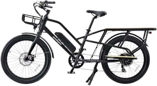 REVOM MULTI C1 - Elektrische Longtail - Zwart