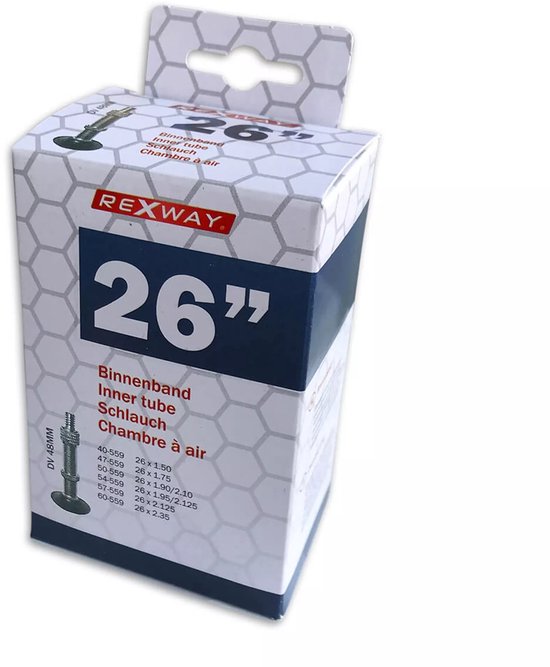 Rexway Binnenband 26 X 1.75/2.50(47/62-559) Dv 48 Mm van Merkloos