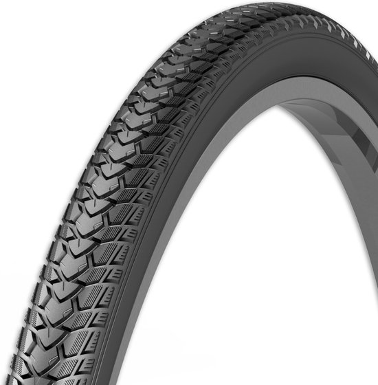 Rexway Buitenband met reflectie - Anti-leklaag - 28 inch - Zwart van Merkloos