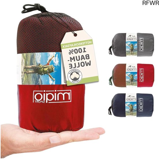 RFWR® Lichtsgewicht 2-in-1 Lakenzak en ReisLakens voor 2 Personen - XL Comfortabel en Duurzaam van RFWR