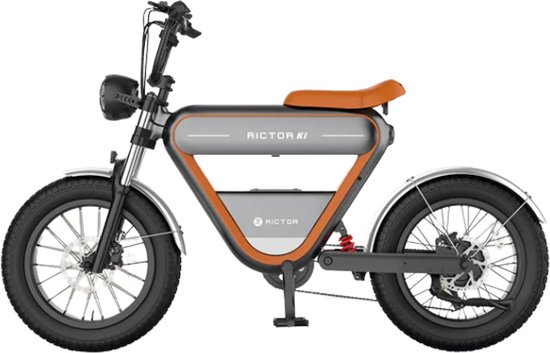 Rictor K1 - Future E-Bike – Elektrische Fiets Met 250W Motor + GPS - 25k/m - Full-Color Display - Hydraulische Schijfremmen – Achtervering - NFC Unlocking – Actieradius Tot 100km van Rictor