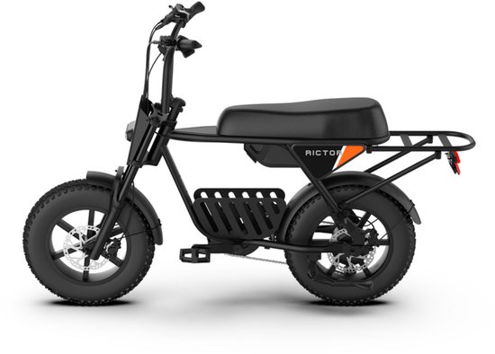 RICTOR PopGo Mini Elektrische Fatbike 250W – 48V 10.4Ah Accu – 50-60km Actieradius – 25 km/u – 16” x 4.0 Brede Banden – Shimano 7 Versnellingen – Hydraulische Schijfremmen – LCD Display – IoT App & Anti-Diefstal Beveiliging van Rictor