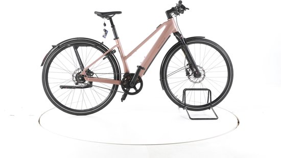 Riese & Müller UBN Seven Silent Elektrische citybike Accu 430Wh 28" 2023 roze
