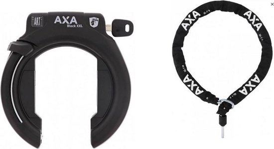 Ringslot Axa Block XXL + insteekketting Axa ULC 100 van Ring