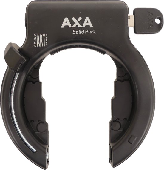 Ringslot Axa Solid Plus met afdekkapjes - zwart (werkplaatsverpakking) van Ring