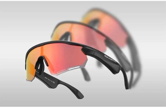 Rockbros Bluetooth Fietsbril Met Polarisatie Sp251 Voor Duurzaamheid