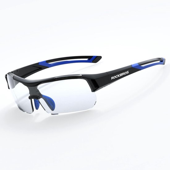 ROCKBROS Fietsbril - Zonnebril Fotochromatische bril - Half frame UV-bescherming - Ultra licht 29g van ROCKBROS