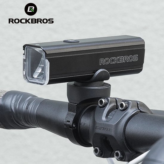 Rockbros Fietskoplamp 1000 Lumen - UBSC Oplaadbaar - 4800mAh Accu - IPX6 Waterbestendig