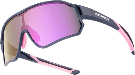 ROCKBROS Kids Cycling Glasses Sports Glasses UV400 Protection Polarized Sunglasses TR90 Flexible Frame for Boys Girls Safety Glasses Outdoor Sports