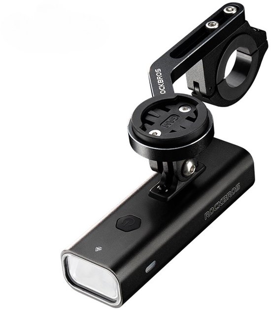 Rockbros - LED Voorlamp - Fietslamp - Fietsverlichting - 800 Lumen - Oplaadbaar - Zwart
