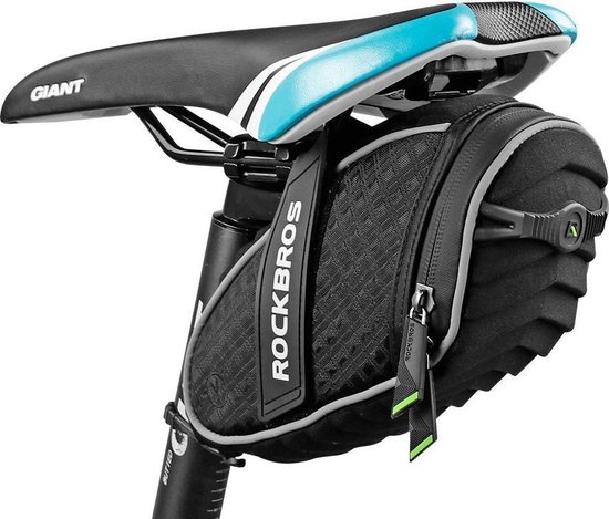 Rockbros Waterdichte Zadeltas - Frametas - 0.75 liter - Universeel - Zwart van ROCKBROS