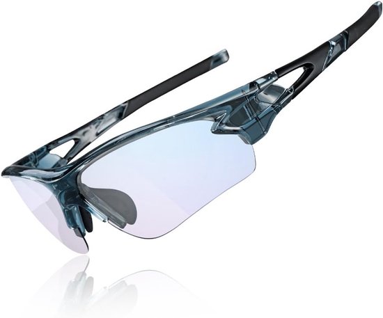 ROCKBROS Zonnebril - Fietsbril - Fotochromatisch UV-Bescherming - Anti-blauw Licht Voor Sport, Fietsen en Lezen Voor de Computer - Unisex van ROCKBROS