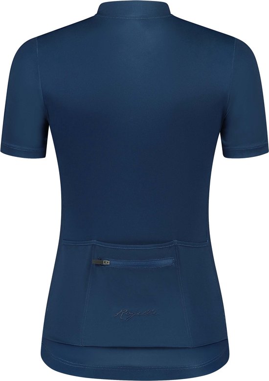 Rogelli Core Fietsshirt Dames - Korte Mouwen - Wielrenshirt - Blauw - Maat S
