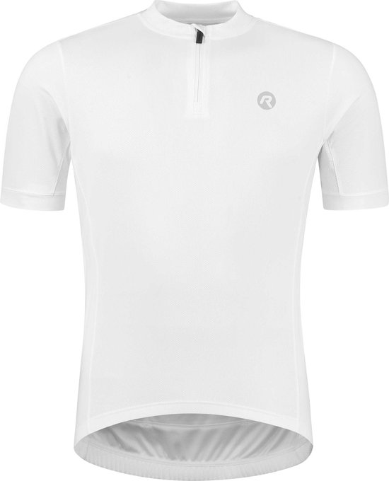 Rogelli Core Fietsshirt Heren - Korte Mouwen - Wielrenshirt - Wit - Maat XL van Merkloos