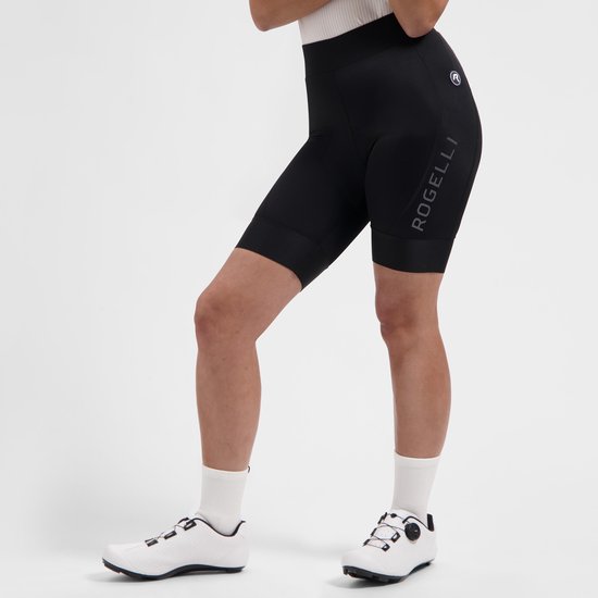 Rogelli Essential III Fietsshort Dames - Met Zeem - Zwart - Maat S