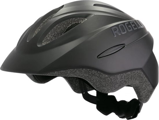 Rogelli Start Fietshelm Kinderen - Helm voor Jongens en Meisjes - Zwart - Maat M - 52-56 cm van Merkloos