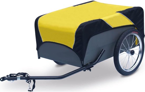 Roland Traveller - Fietskar - 16" - Asbevestiging - Zwart van Roland