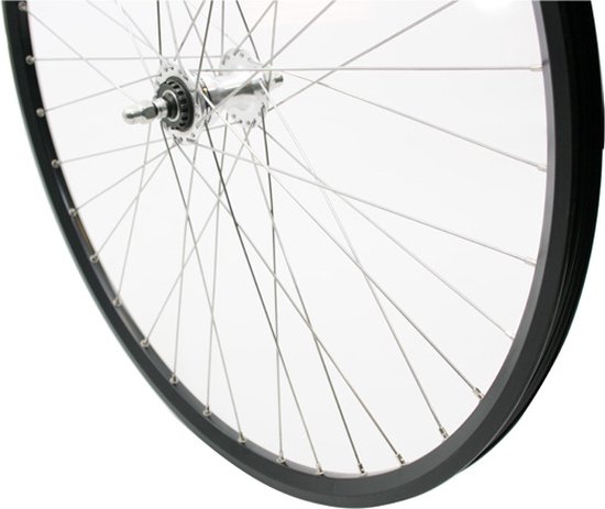 Roland voorwiel 28 HB-IM40 RB ZAC2000 zwart RVS spk