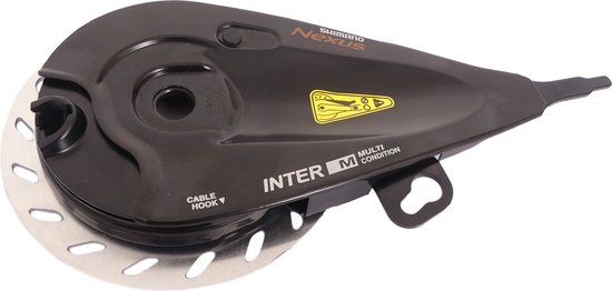 Rollerbrake voor Shimano Nexus BR-C3000-F 3,5mm standaard remkracht - zwart van Shimano