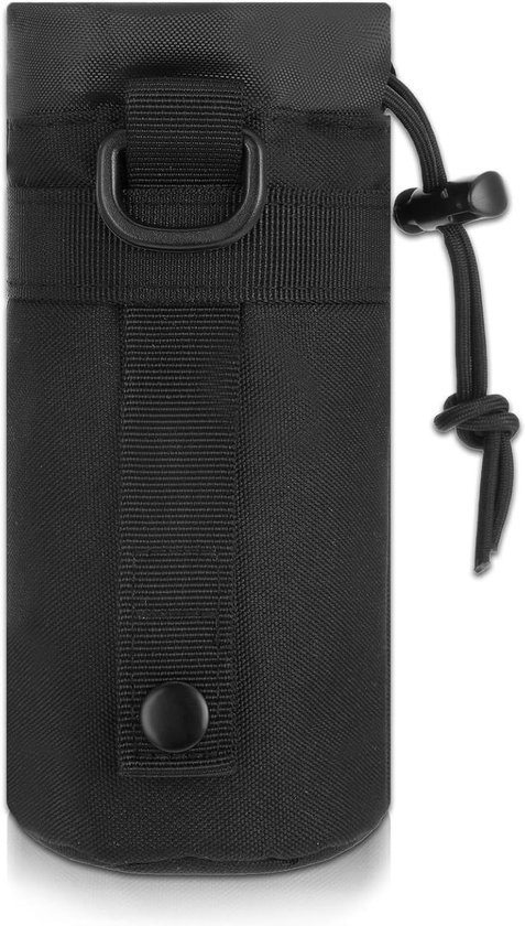 Ronte - Flessenhouder voor Rugzak - Tactische Waterflestas van Nylon voor Kamperen en Wandelen - 18 x 8 cm