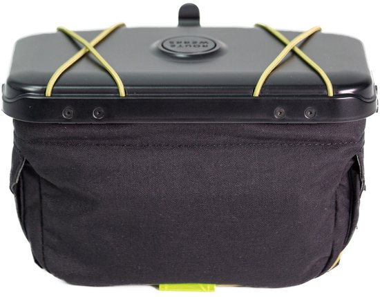 Route Werks The Handlebar Bag - Fietstas - Zwart - Stuurtas - Stevige deksel voor fietscomputers, kaarten of smartphones van Route Werks