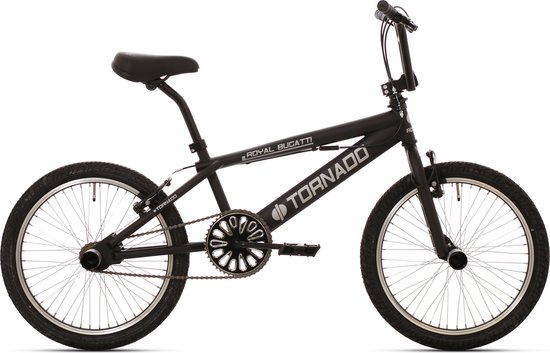 Royal Freestyle 20 Bugatti mat zwart met zwarte banden van Cortina