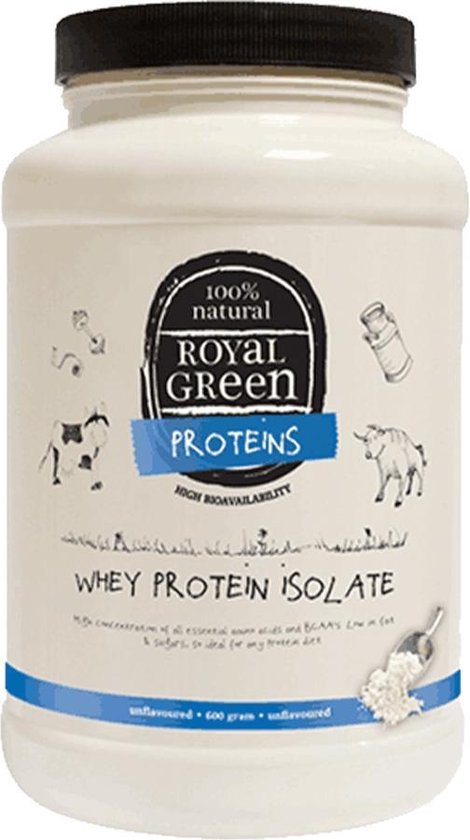 Royal Green 100% Protein Isolate - 600 gram - Voedingssupplement van Royal
