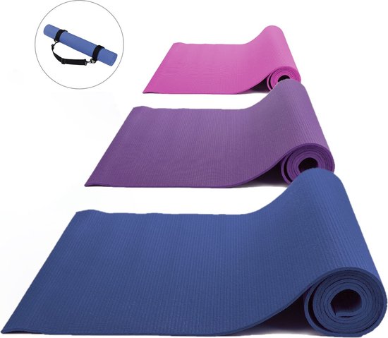 Rucanor Yoga mat - Klein fitness  - blauw - ONE van Rucanor