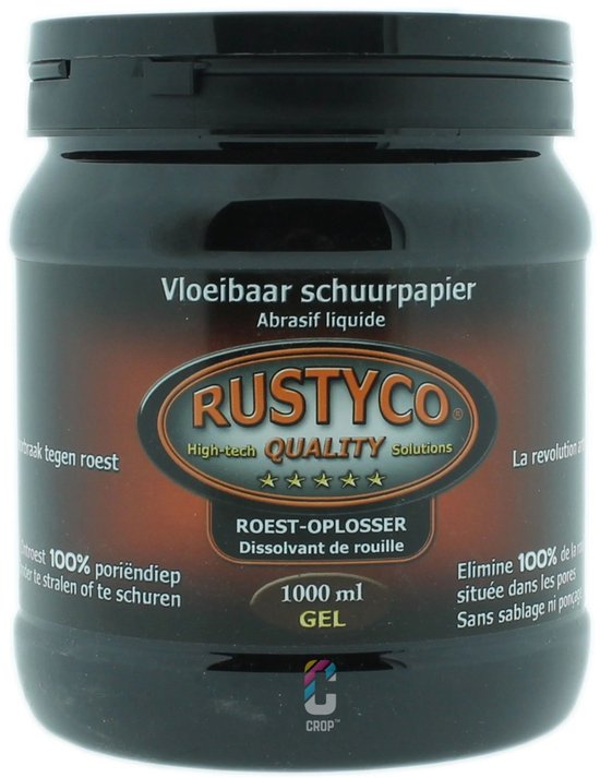Rustyco Gel Roestoplosser - 1 liter - verwijdert roest, corrosie en oxidatie