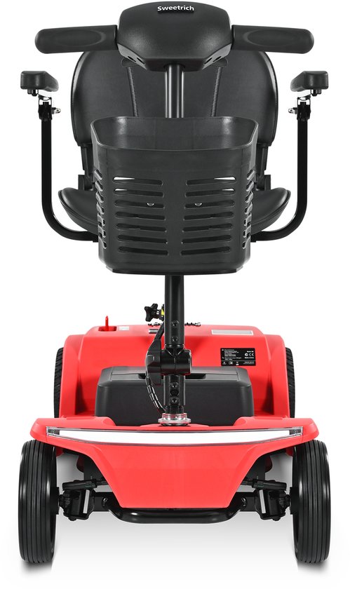 [S2-RED] - Elektrische Outdoor-Mobilitätsroller - 250W Robuuste Bürstenmotor - 136kg Tragkraft - Afneembare Verstelbare Zitplaats van Merkloos