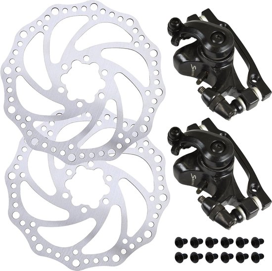 Saccon Mechanische Schijfremset Dm33 160 Mm Voor + Achter van Saccon