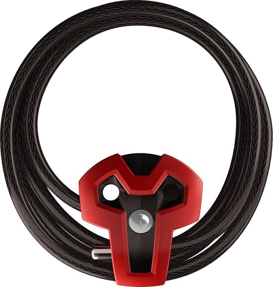 SAFEMAN-T kabelslot - fiets slot - mountainbike - multifunctioneel - 10mm - 185cm van SAFEMAN