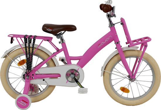 Sajan - Mat-Roze - Meisjesfiets 4 tot 6 jaar van Sajan