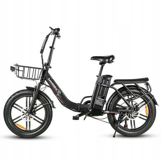 Samebike CY20 Pro Elektrische Fiets - 250W, 48V 13Ah, 100km Bereik, 25km/u, 20" Banden - Zwart