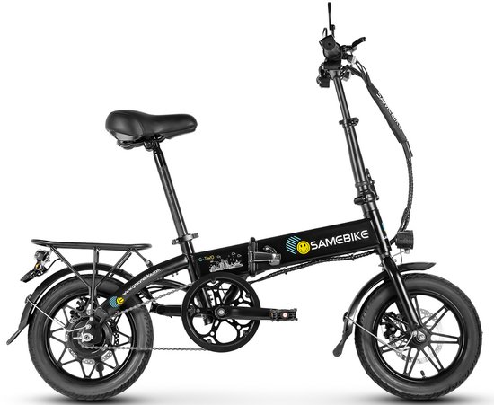 SAMEBIKE YINYU14 Elektrische fiets – vouwfiets – Topsnelheid 25 km/u – 250W motor – Actieradius 20-30 km – Zwart van Merkloos