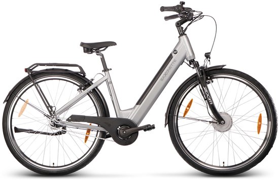 Saxonette Comfort Plus 5.0 dames ebike Nexus 7 13Ah zilver van Saxonette