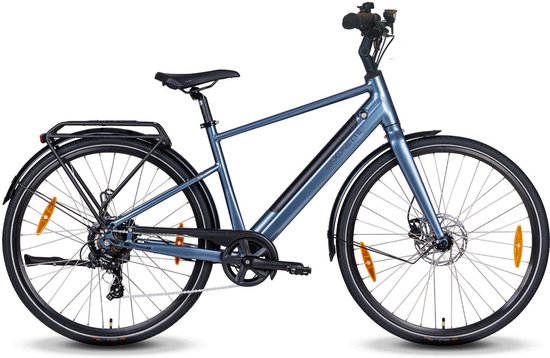 Saxonette Urbano heren ebike 7 sp 11.6 Ah blauw van Saxonette