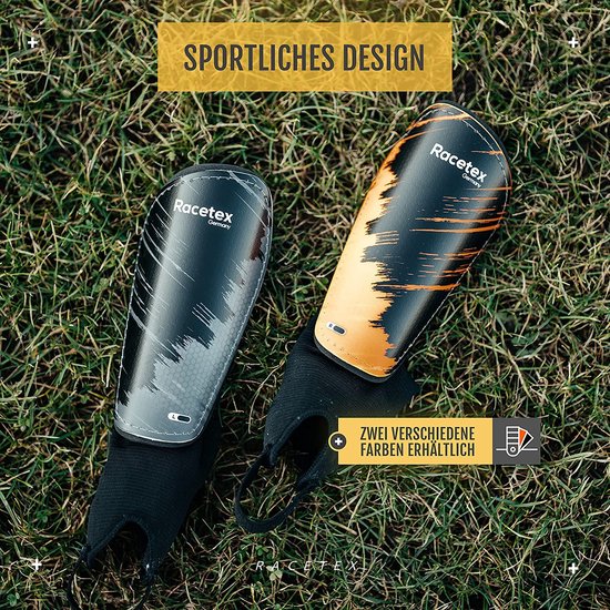 Scheenbeschermers / voetbal, scheenbeschermers met enkelbescherming,Universal protection/ Voetbeschermer football, shin guards with ankle protection, voor kinderen en volwassenen van Universal